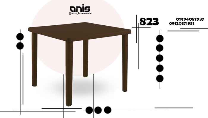 میز پلاستیکی باغی