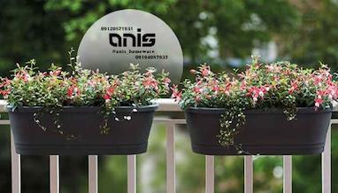 خرید عمده گلدان آویز نرده ای بالکن + لیست قیمت بروز