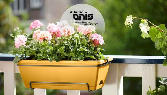 گلدان پلاستیکی مستطیل