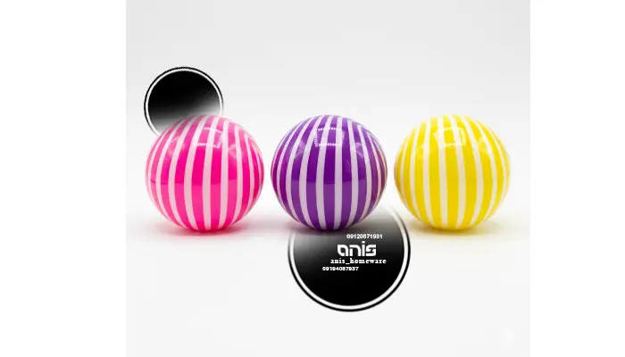 توپ پلاستیکی راه راه